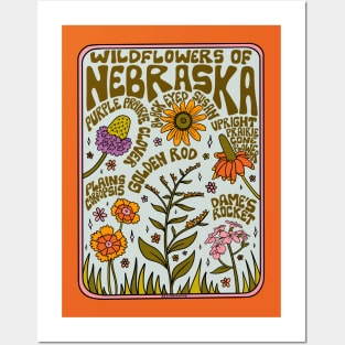 Nebraska Wildflowers Posters and Art